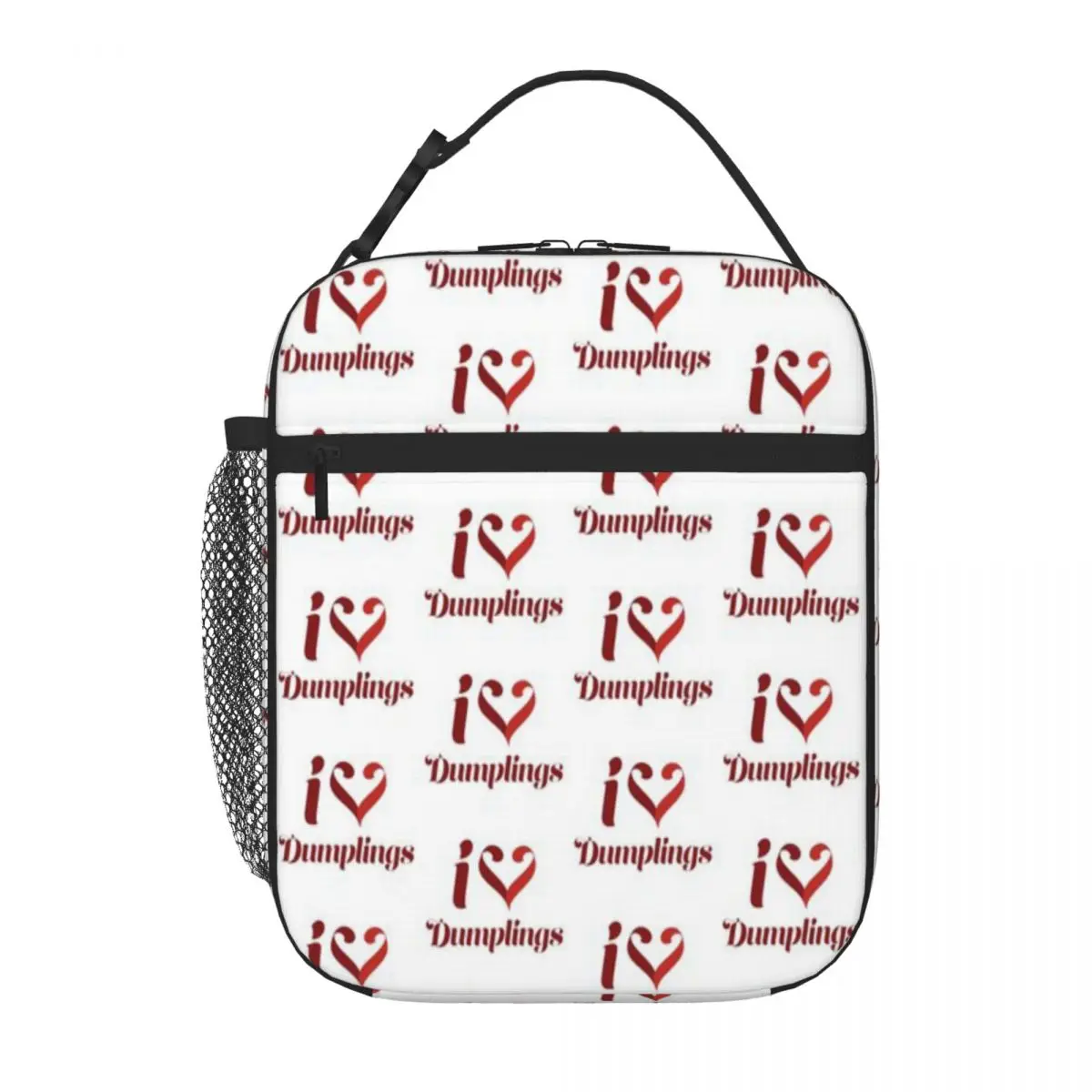 Hot Sale I Love Dumplings Soft Touch Lunch Carrier Errand Run Food Tote Bag