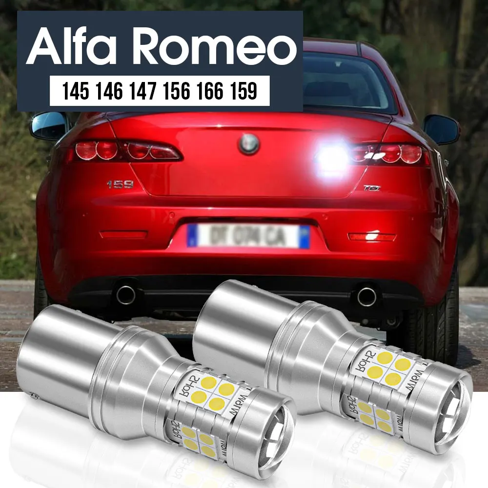 

2pcs LED Backup Light Reverse Lamp Blub Canbus Accessories For Alfa Romeo 145 146 147 156 166 159 1995-2012 2006 2007 2008 2009