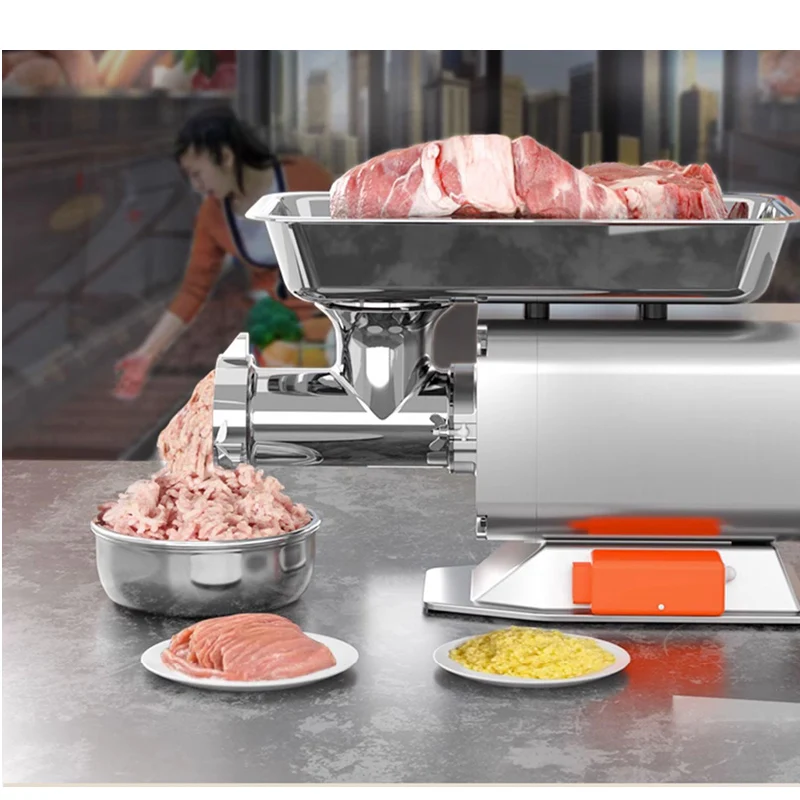 

High Efficiency Electric Meat Grinder Machine Fresh Meat Grinding Machine Meat Mincer Grinder Machine