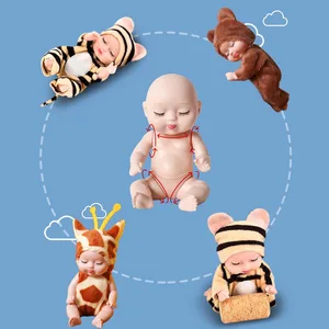 دمية باربي صغيرة محاكاة لطيفة للفتيات ، دمية طفل ولد من جديد ، يتيان ، أميرة ، لعبة بيت اللعب ، صندوق هدايا ، 3.5 أفضل 8 دمى باربي رخيصة مبيعا - No6