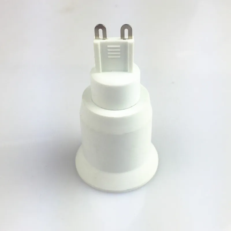 G9 To E27 E26 Light Socket Adapter Lamp Base Holder Converter Lighting Accessory Ceramic PBT Flame Retardant Fireproof Material