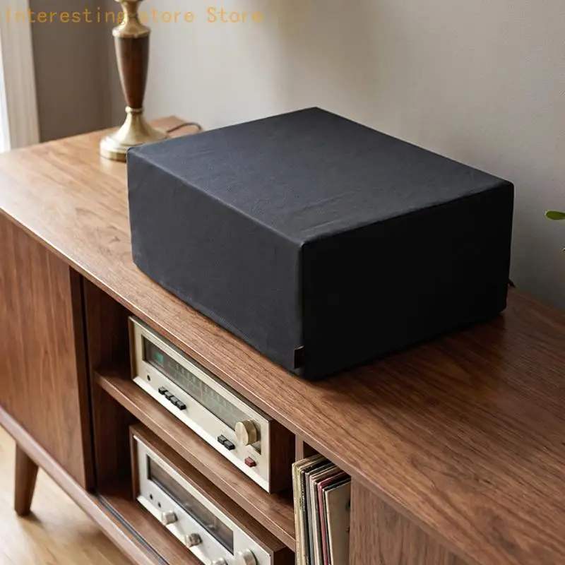 Black Tube Amplifiers Dust Cover for Stereo-70/Stereo-70Series II, Shaped Corner Stretch Fabric Cover for Idles Home Gear 55KC