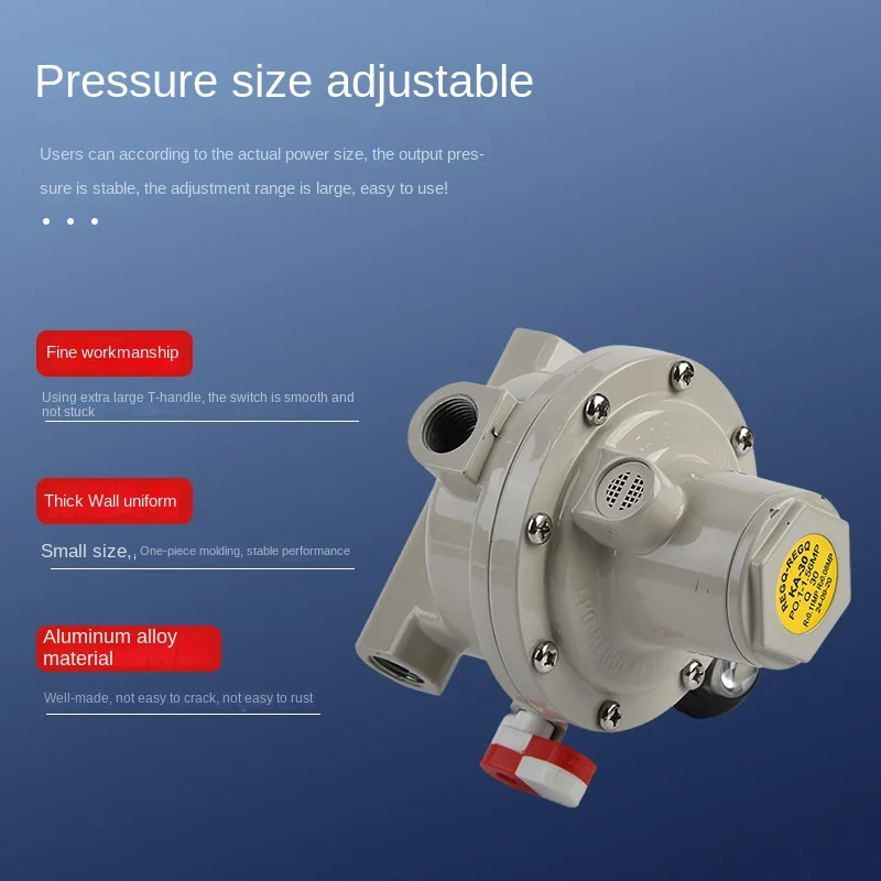 KA-30 Industrial Grade Medium Pressure Pneumatic Reducing Valve Thickened Valve Body Gas Explosion-Proof