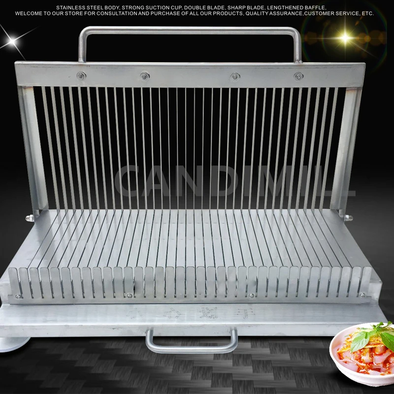 Hand Press Stainless Steel Banana Cutter Soft Fruit Vegetable Sausage Slicer Lunch Meat Slicer Cut Konjac Tofu