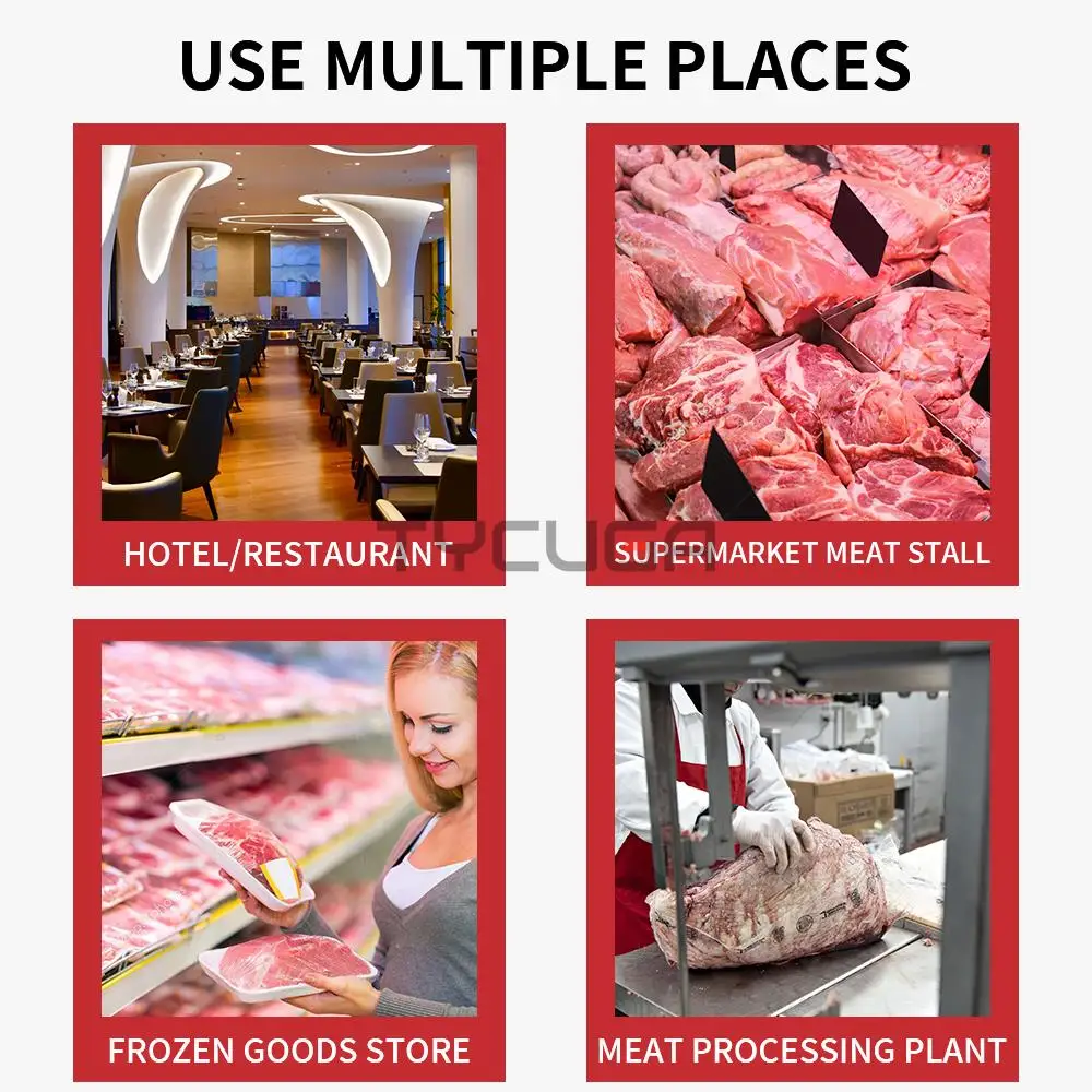 Segatrice per ossa elettrica Automatica 850W Carne congelata/Taglierina per ossa Desktop Taglio commerciale di agnello/pesce/marco/manico Ribelle per ossa