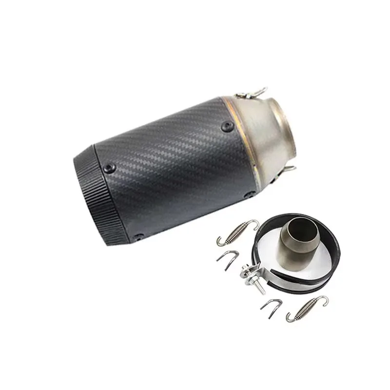 51mm 60mm AR Exhaust Pipe, Austin Racing Universal Intake Muffler Exhaust Tailpipe, Suitable for Racing Motorcycles