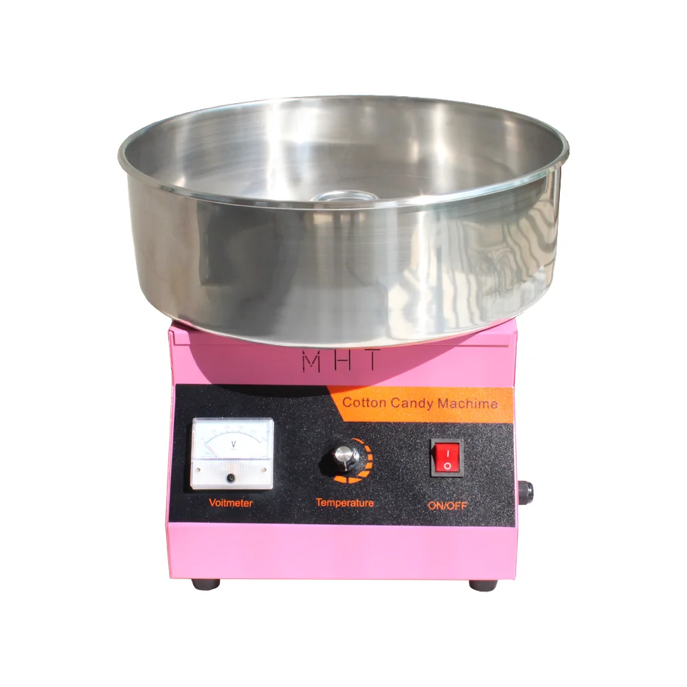 Electric Cotton Candy Machine Commercial Sugar Candy Floss Maker Temperature Controls for Party Festival Carnival Home DIY Maker