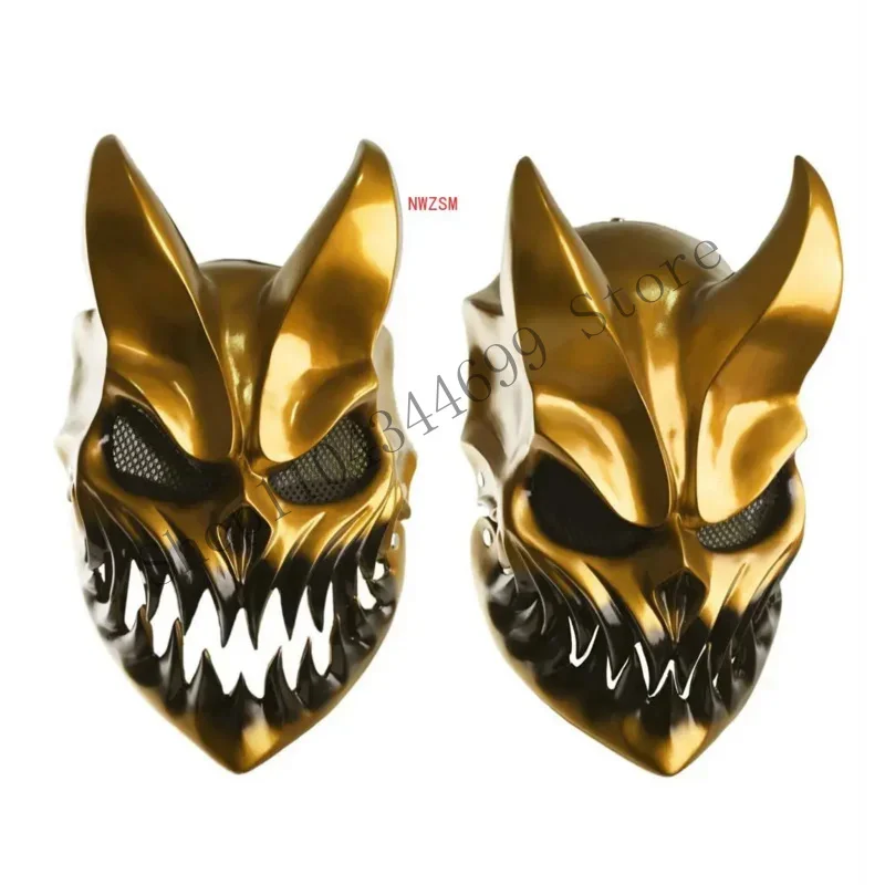 Halloween Slaughter To Prevail Mask Deathmetal Kid Of Darkness Demolisher Shikolai Demon Masks Brutal Deathcore Cosplay Prop CMM