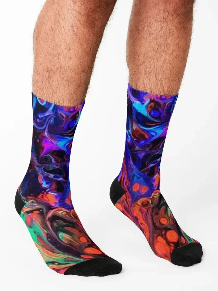 Words by Superfluidsoul Studio Socks Sports floor Heating sock cycling Man Socks Women's