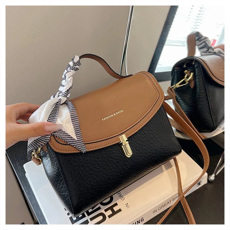 

Chic 2025 Color Block Shoulder Bag for Women Fashion Patchwork Crossbody Purse Casual Sling Bag Trendy Daypack for Daily Use​