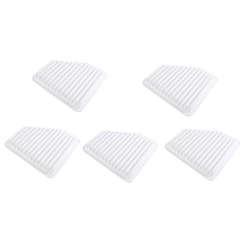 

5Pcs Engine Cabin Air Filter Elements For Toyota Camry Venza Rav4 Vibe Scion XB TC 17801-31120, 87139-07010, CA10169 Replacement