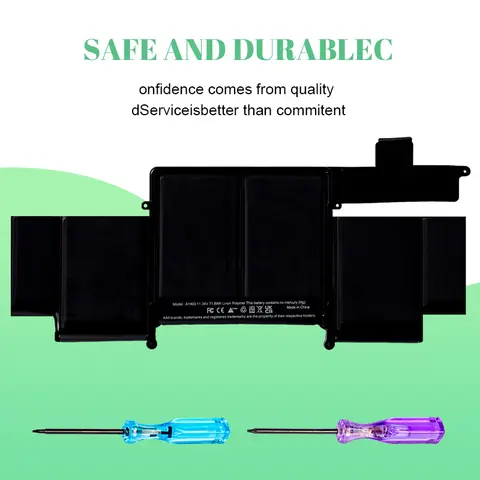 A1493 Battery For Apple MacBook Pro 13" Retina A1502 2013 2014 2015 Year 020-00010 36-month warranty and free tools