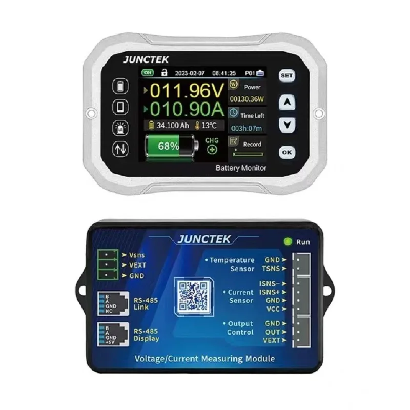 New KH160F KH140F KH110F KH-F Series Coulomb Counter Battery Capacity Monitor Voltage Current Power Meter Lithium Iron Phosphate