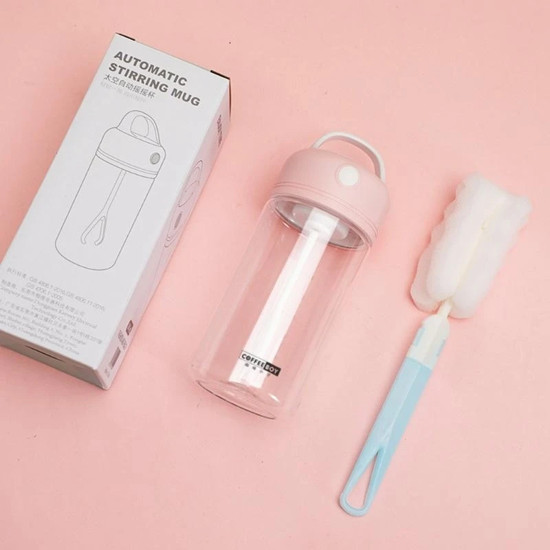 電気タンパク質シェーカーボトル女性自動自己攪拌カップ小さな旅行コーヒーマグミキシング
