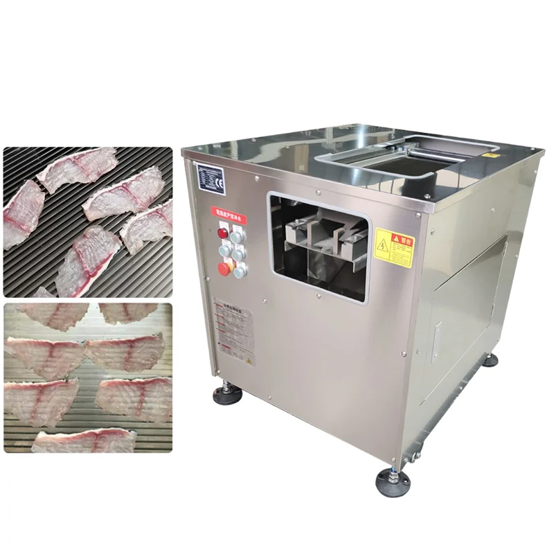 

Automatic Oblique Fish Slicing Machine Commercial Tilapia Trout Cod Black Fish Slicing Machine