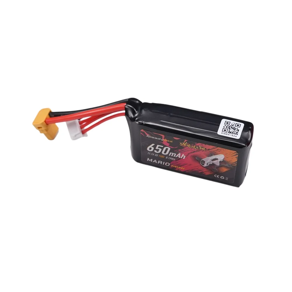 SpeedyBee for FPV  Mario Mini25 3S 150C 650mAh Battery Co-branded New Freestyle Racing DIY Parts