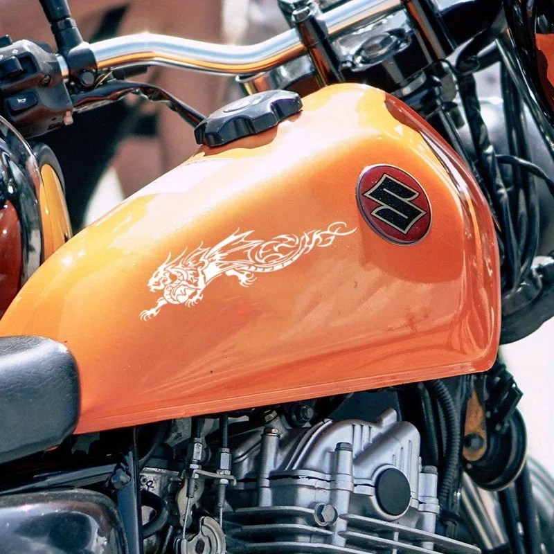 1PC 탈착식 드래곤 스티커 - 생생한 홀로그램 효과 및 판타지 분위기, 헬멧 장식, 노트북 커버 및 벽 거울에 이상적