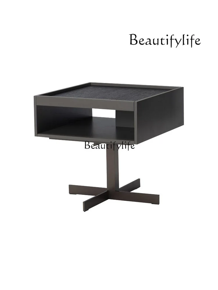 

Italian minimalist bedside table Nordic modern home art style designer bedroom villa