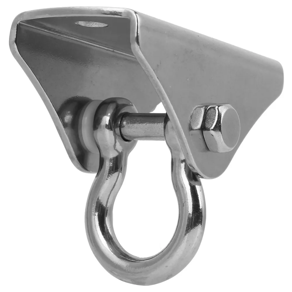 Stainless Steel Ceiling Mount Hook Supports up to 992lb 180° Rotation Yoga Hammock Hook Ceiling Buckle Mount Indoor Outdoor