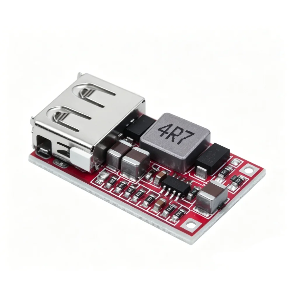 1/5PCS 6-20V To 5V 3A DC Buck Converter Module USB Car Power Supply Step Down Module 97% Efficiency