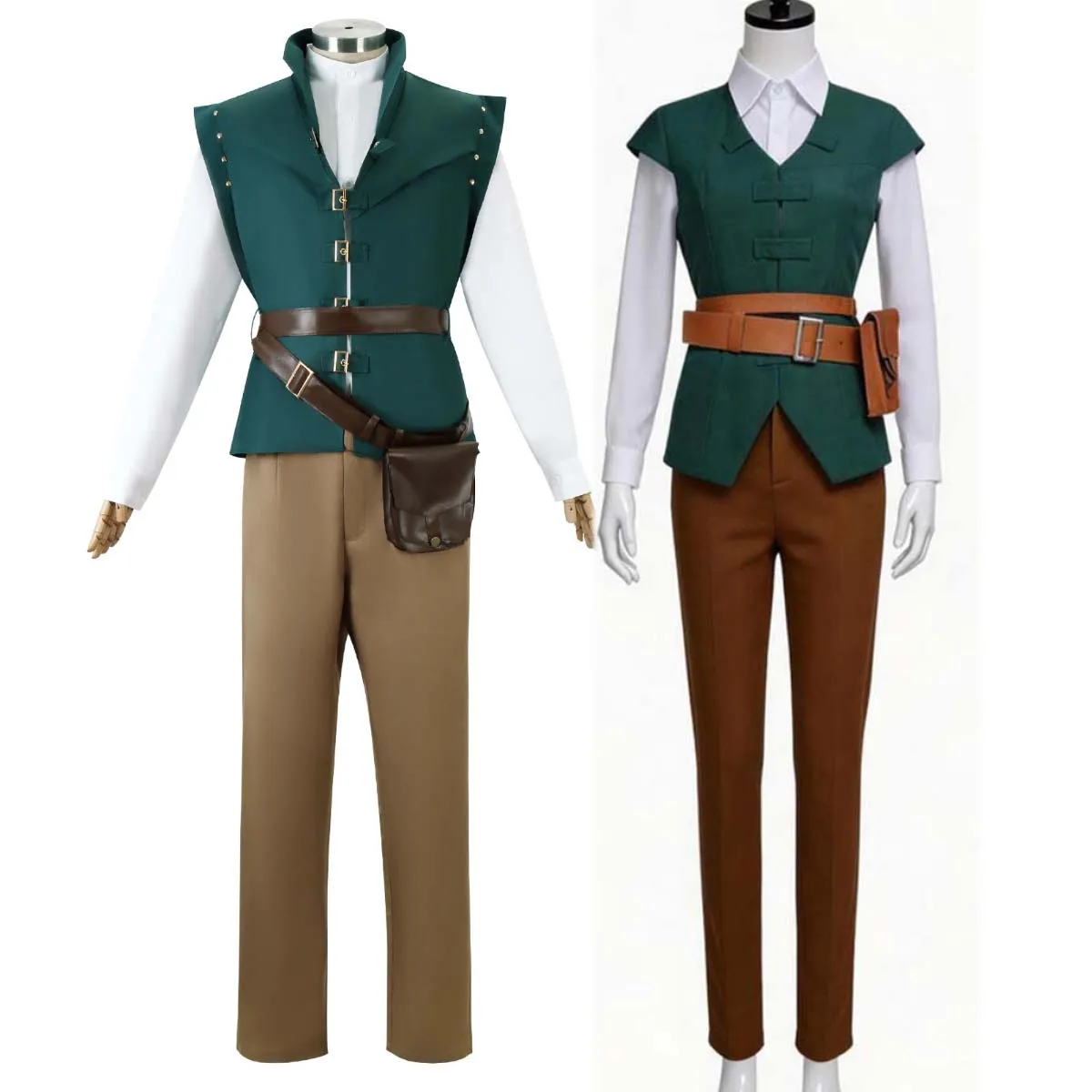 Disfraz de Cosplay de Príncipe Flynn Rider para Adultos y Niños para Fiesta de Halloween