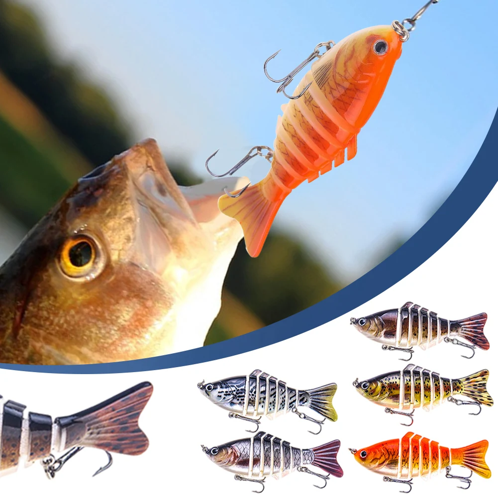 غرق Wobblers الصيد السحر 10 سنتيمتر 16 جرام متعددة صوتها سويم متعدد القسم الطعم الثابت ل بايك باس سمك السلمون المرقط #3