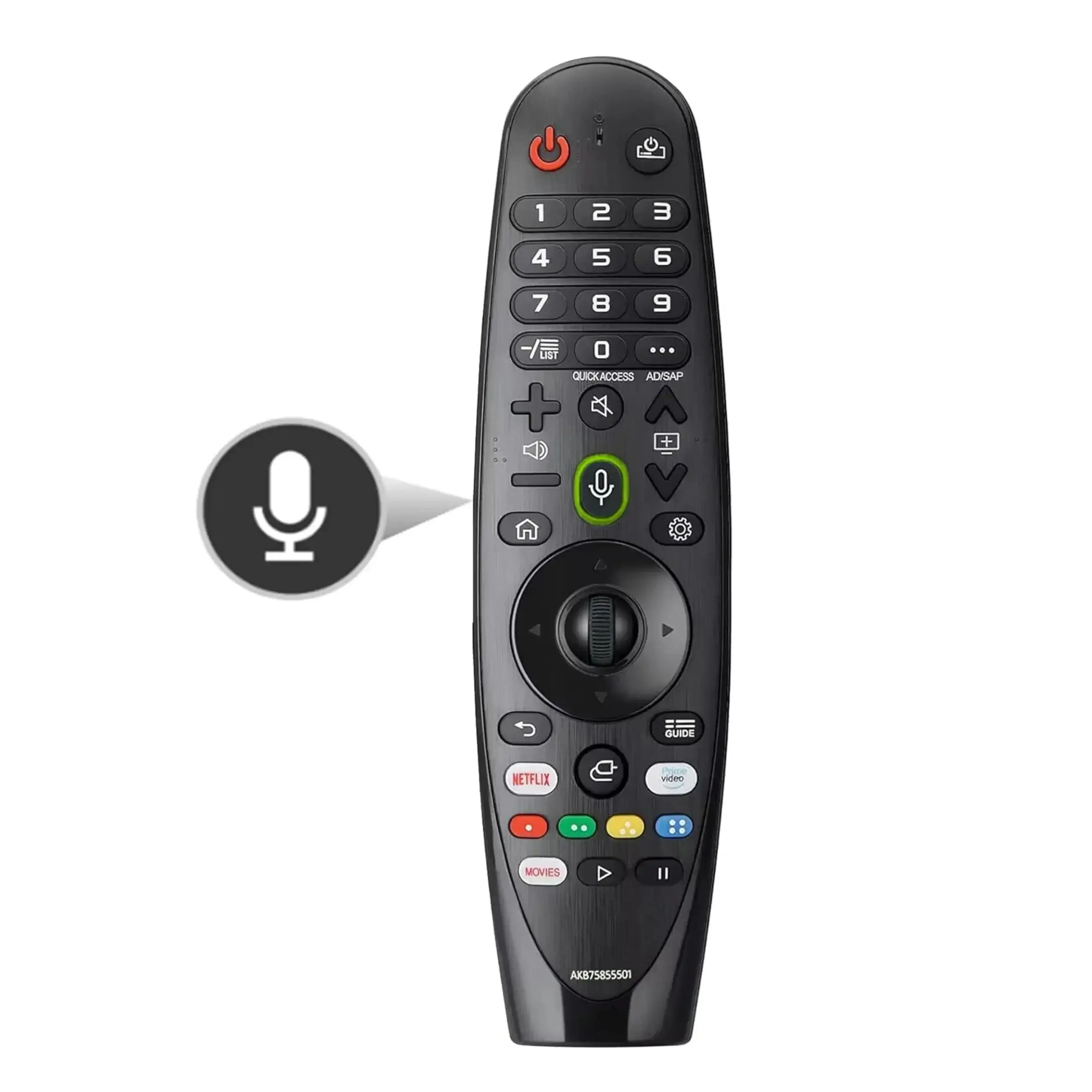 Upgraded Voice Magic Remote for LG OLED Smart TV Magic Remote Replacement AN-MR20GA MR19BA MR18BA MR650A, with Pointer Function