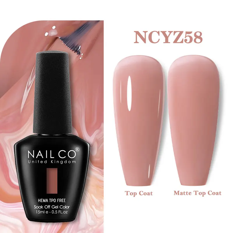 NAILCO 131 Kleuren TPO GRATIS HEMA Vernis Semi Permanente UV Vernis Gel Nagellak Nagels Art Gel Manicure TOP BASE Vernis Hybride
