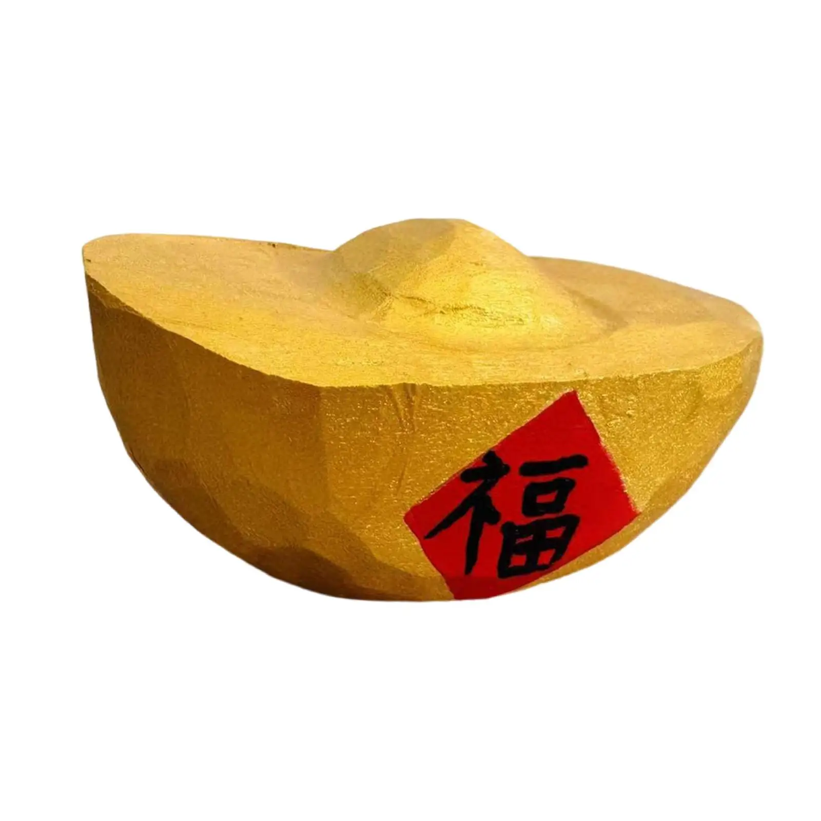 Ingot Decor Simulation Adornment Desktop Ornament for New Year Office Bar