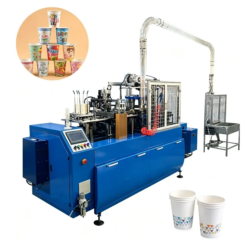 High Efficiency 80-100pcs/min Paper Cup Making Machine Automatic Paper Cup Machine 2 Years Warranty Carton Cup Making Machine