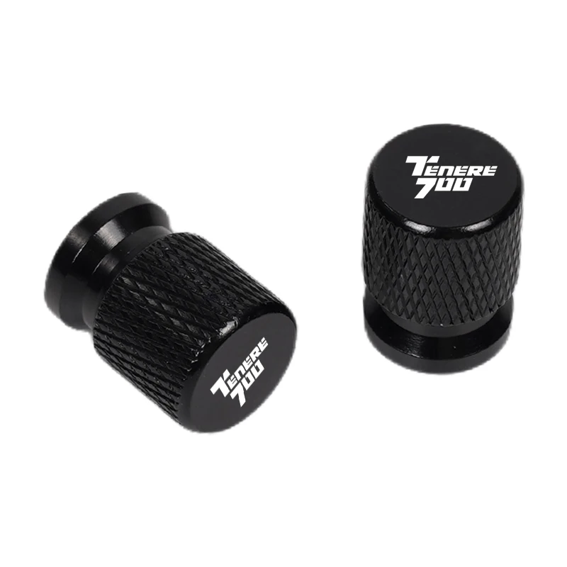 2pcs Motorcycle CNC Aluminum Tire Valve Air Port Stem Cover Caps For YAMAHA Tenere700 XTZ 700 XTZ700 T7 Super 2018-2026