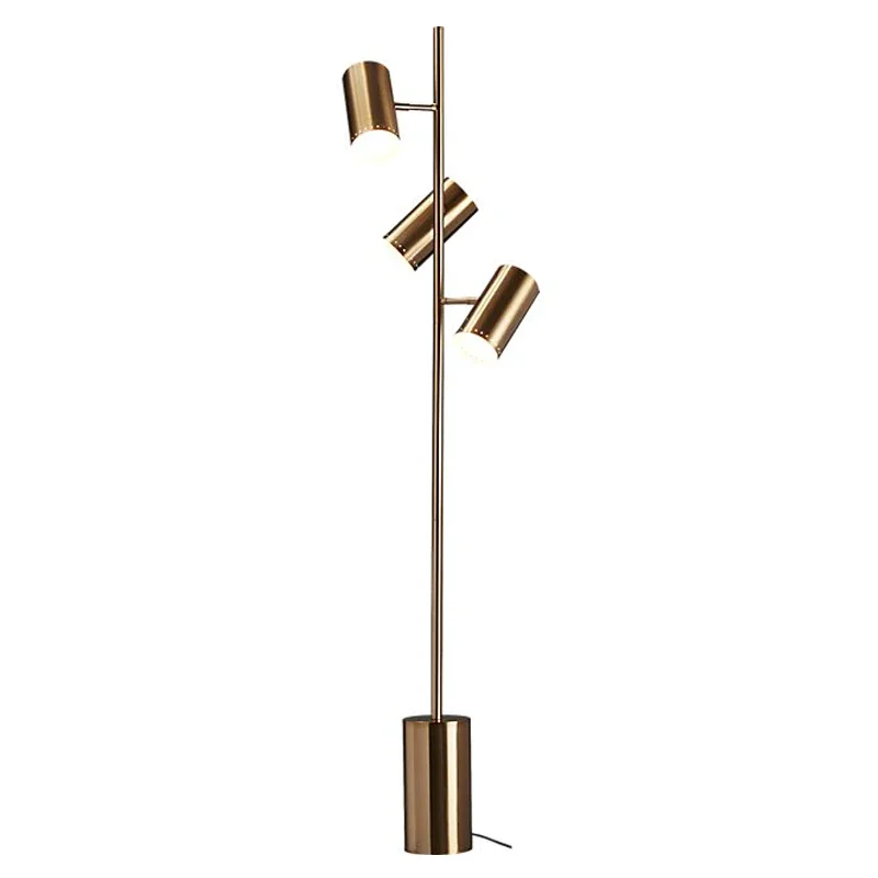 Modern American creative living room study decorative lamp modern simple personalized electroplating floor lamp