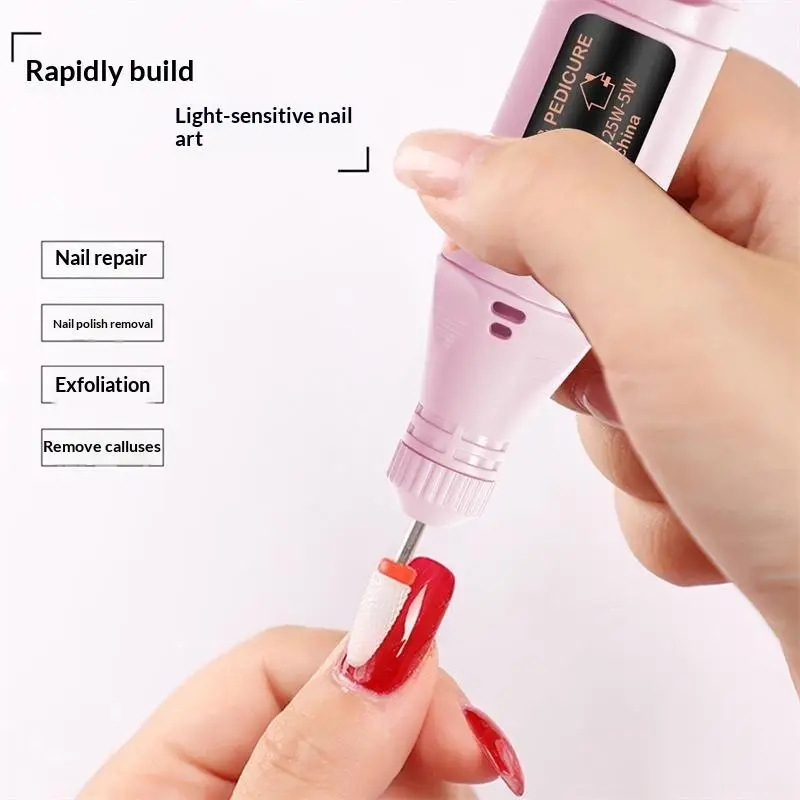 Electric Nail Drill Polisher Set Professional Complete Manicure Pedicure Kit for Home Salon Foot Care Use