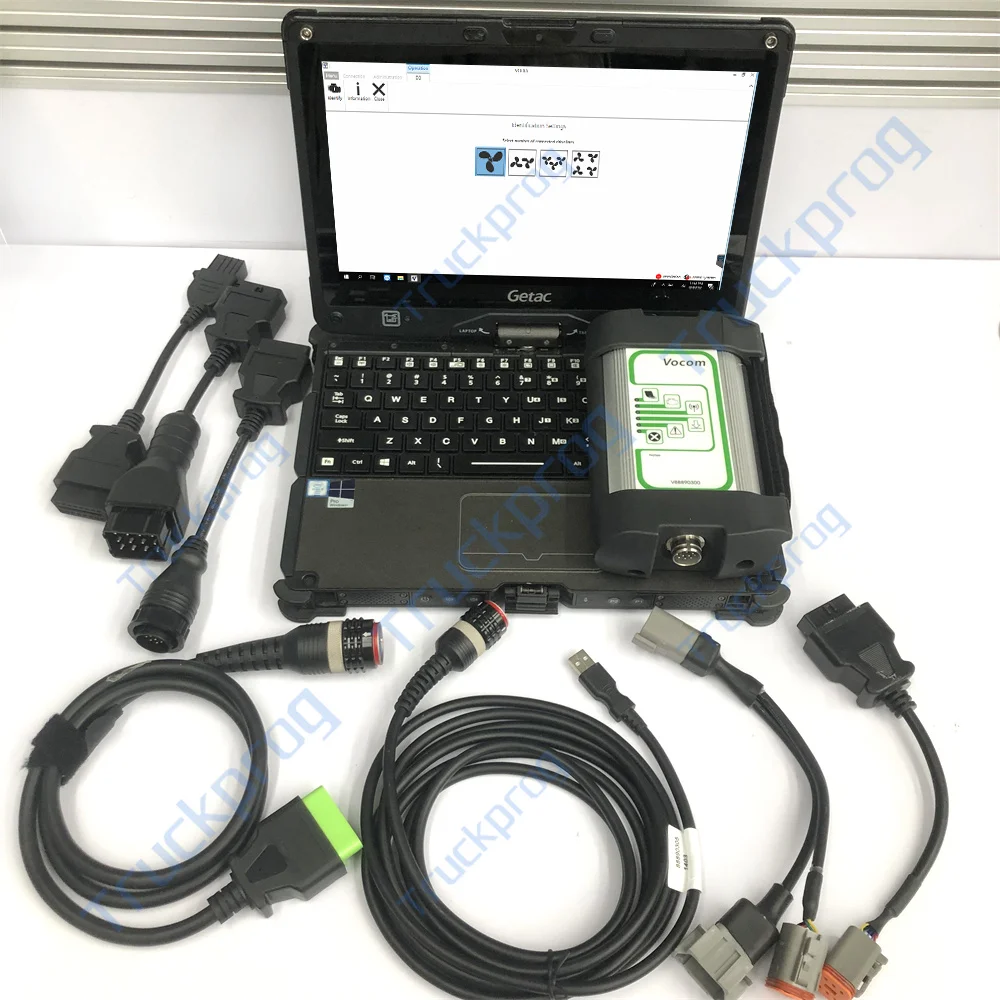 

Getac Laptop for Vodia Diagnostic Tool for Penta Marine Industrial Engine Diagnostic Scanner with Vocom 88890300 for Vodia