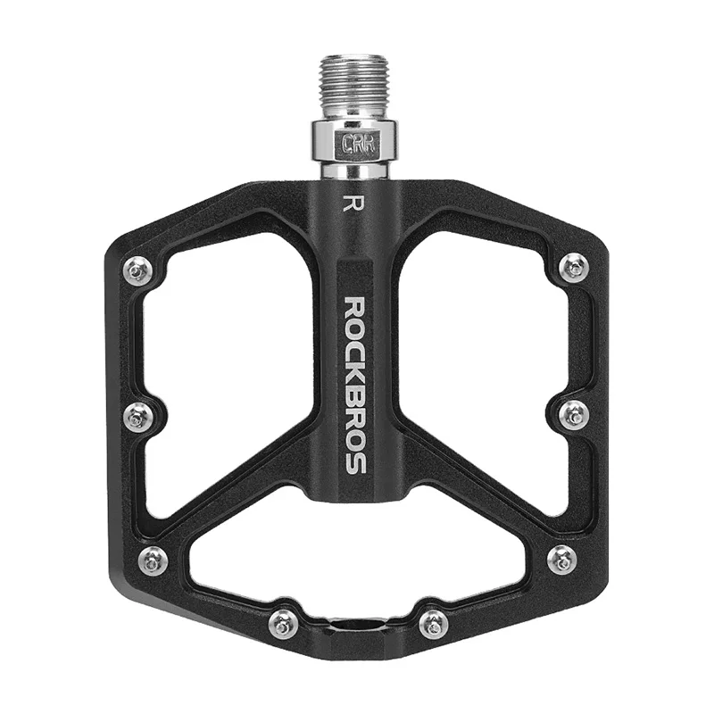 ROCKBROS Rutschfeste Aluminium-Fahrradpedale mit Lagern und Breiterer Trittfläche für Mountainbikes und Rennräder, Fahrradzubehör
