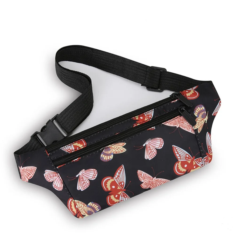 

Повседневная легкая женская спортивная поясная сумка, регулируемый многофункциональный пояс для денег, кошелек на молнии
