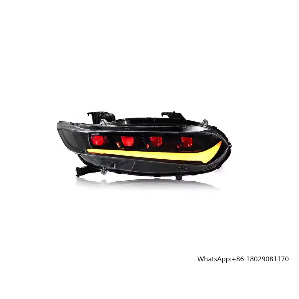 

Auto-y LED Headlamp for 2018-22 Honda Accord Sport EX LX Touring Hybrid 10th Gen Devil Eye Headlights for Honda Accord 2018-2022
