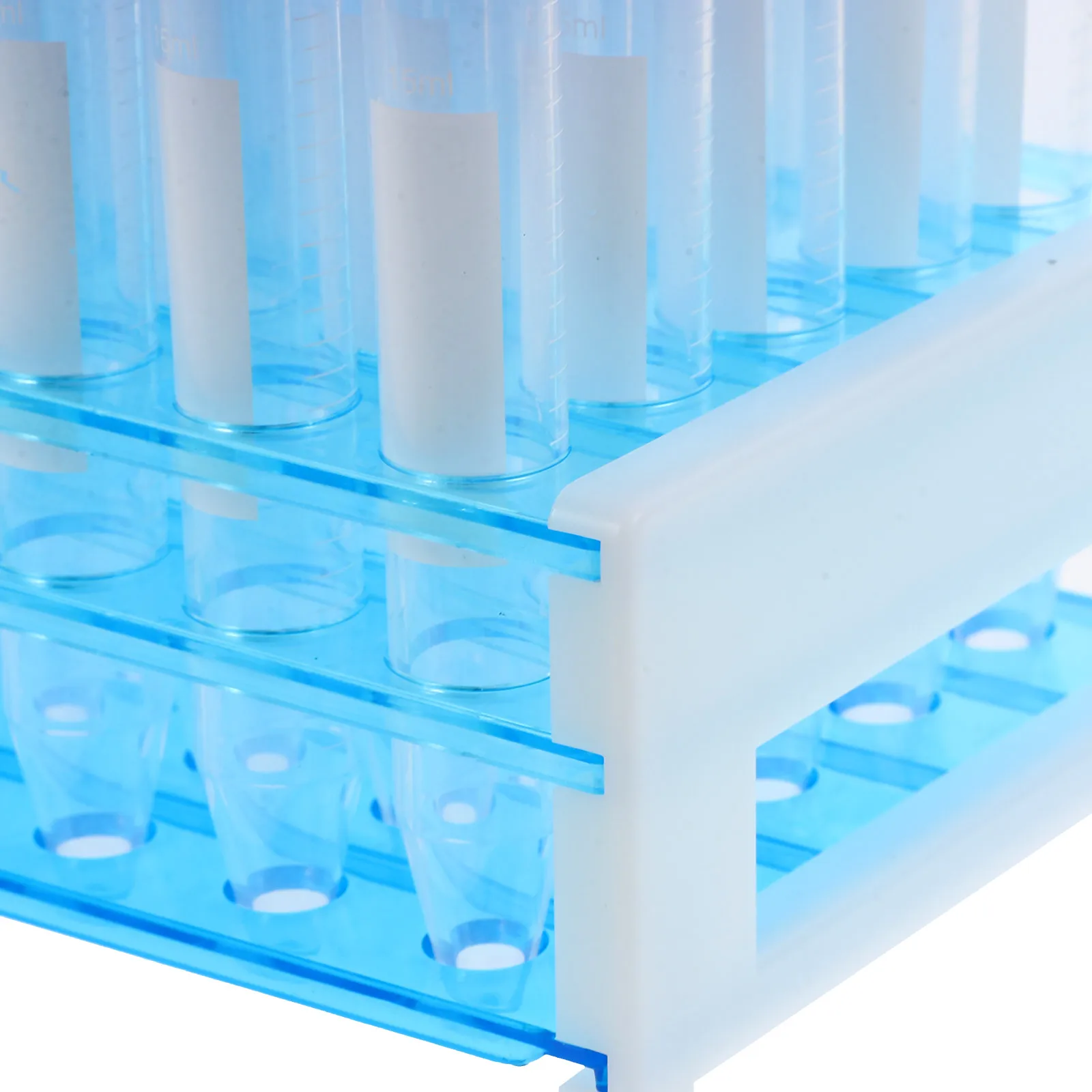 

100 Pcs Graduated Cylinder Tube Rack Suit The Tubes Holder Plastic Centrifugal with