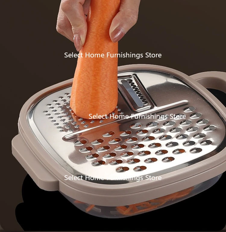 

Suitable for Stainless Steel Three-purpose with Knife Planer Vegetable Carrot Potato Shredding Planer Kitchen