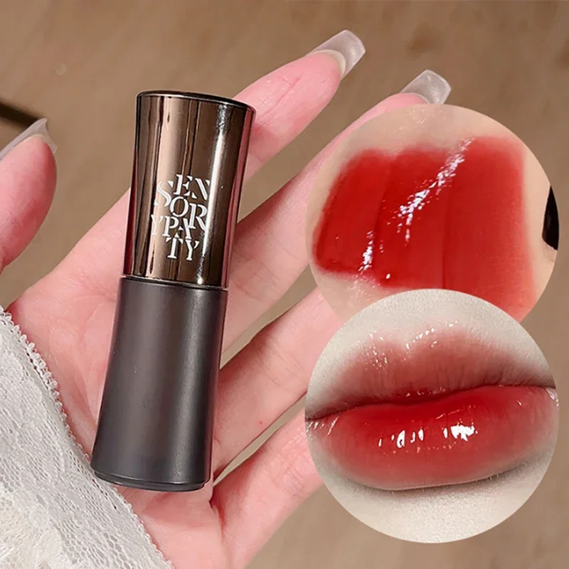 Sensorische Party Lippen glasur sensorische Party Wasser Licht Spiegel feuchtigkeit spendende Lippen Farbfilm bilden schnell trocknenden Lippenstift Frauen Make-up