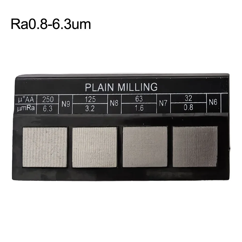 1set Surface-Roughness Comparison Sample Block Roughness Comparator Standards Of Lathe Flat Milling And Grinding Optional