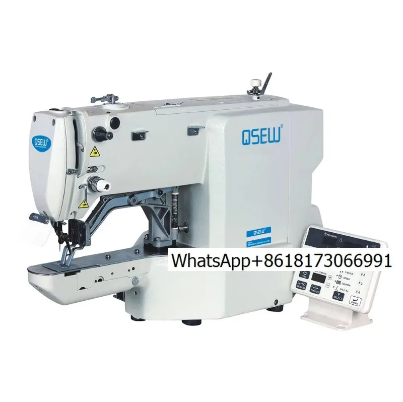 QS-433H Pulsante Elettronico Abbastanza Aggiuntivo Macchina Da Cucire Con Punto Di Corda A Rete Con Gancio Grande