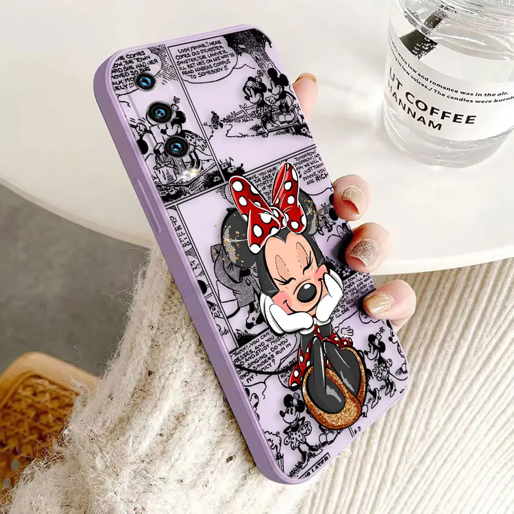 Disney Lovely Minnie Phone Case For Infinix HOT 10 11 10s 11s 12 20s 30 30i 9 play Note 10PRONFC 11 12 G88 G96 X680 X682 10T 5G