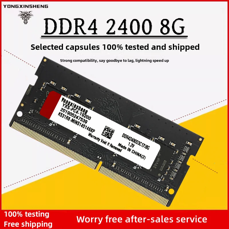 5 pcs set DDR4 8GB SO-DIMM RAM 2133 2400 2666V  PC4-17000 19200 2666V  Laptop Notbook Memory RAM