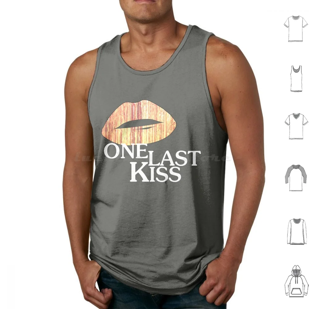 One Last Kiss Tank Tops Vest Sleeveless Kylie Kylie Minogue Golden One Last Kiss