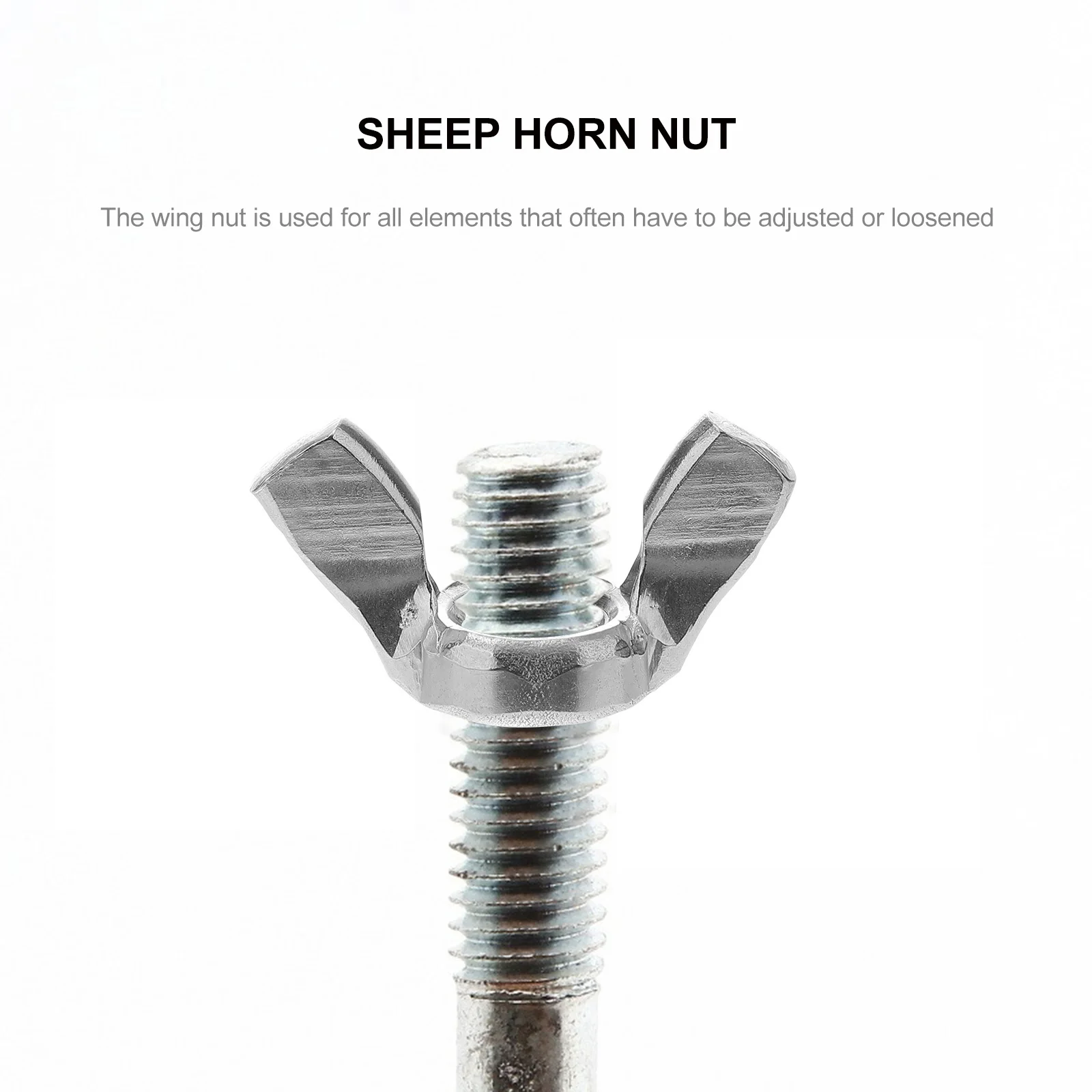 3pcs M10 Stainless Nut Hand Tightened Fastener For Machinery Hardware Lighting Furniture Butterflies Nuts