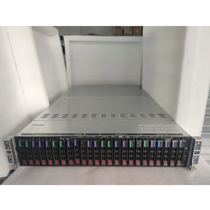 Supermicro 2028TP-HC1TR 4x X10DRT-PT 8x CPU 64 x Memory Slot CTO 2U Node Server