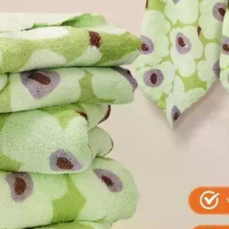 10PCS Dishcloth Kitchen Dish Cloths,Non-Stick Oil Highly Absorbent,Fast Drying Reusable Kitchen Towels For Cleaning Cloth