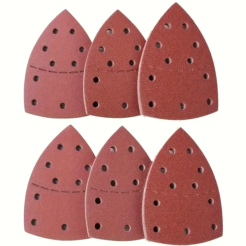 50 sheets of sandpaper - 40-320 mixed gravel, mouse sander 11 holes - perfect for precision machining and polishing jobs!