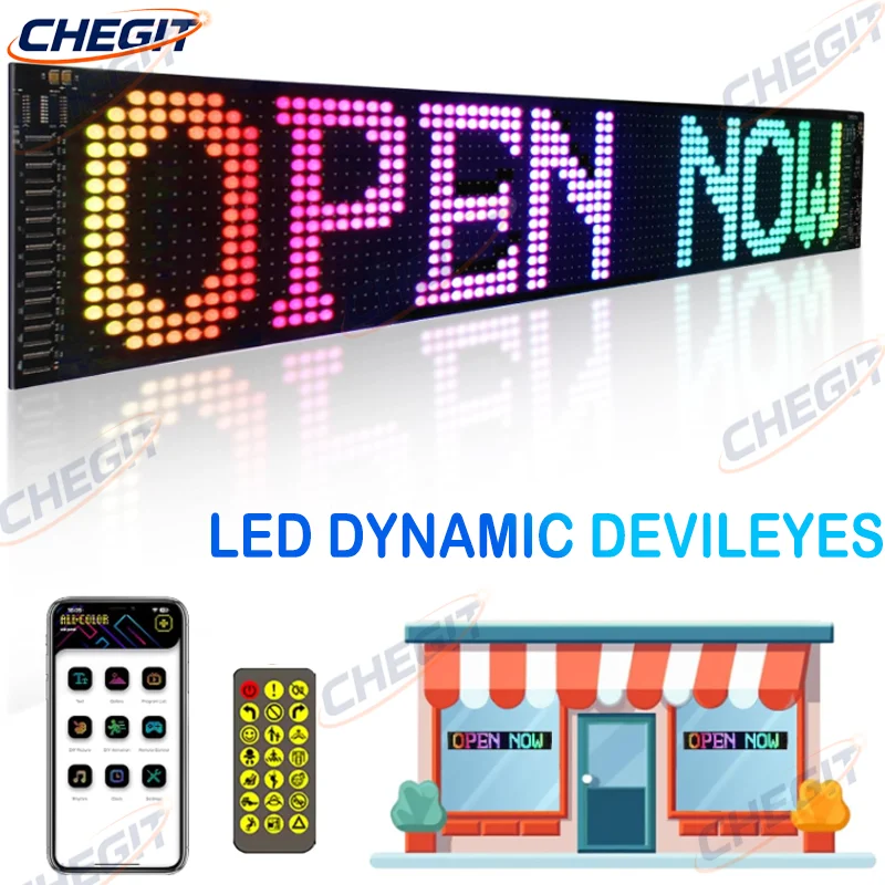 شاشة LED لملحقات شاحنة السيارة عيون الشيطان شعار LED للسيارة APP LED مصفوفة بكسل لوحة ضوء الليل لتقوم بها بنفسك مرنة قابلة للبرمجة